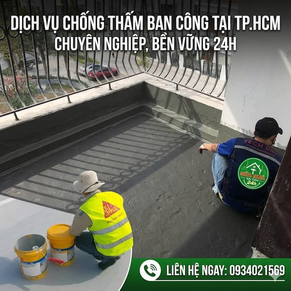 Dịch vụ chống thấm ban chông tại tphcm